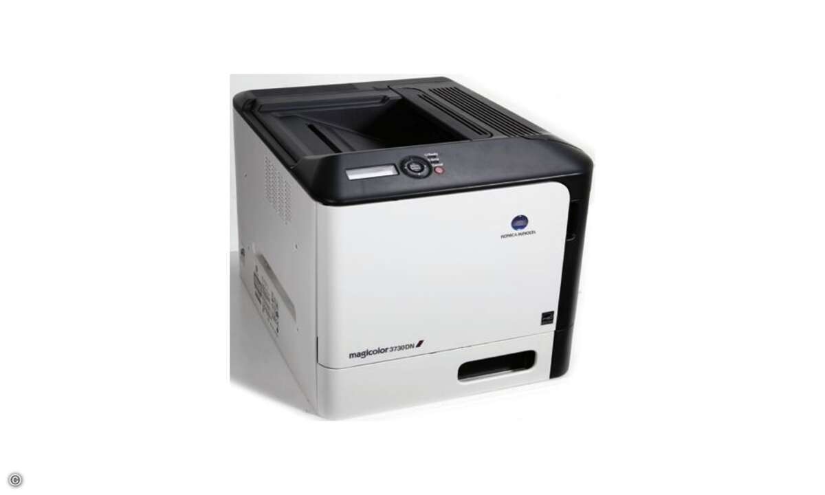 Der Toner des Konica Minolta magicolor 3730DN benötigt eine geringe Fixiertemperatur und spart so Energie.