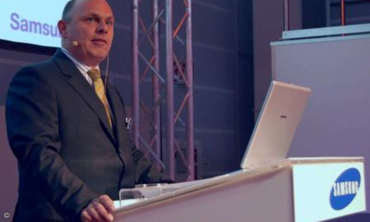 Frank Kalisch, Display-Vertriebschef bei Samsung geht davon aus, dass neue Technologien die Nachfrage wieder ankurbeln