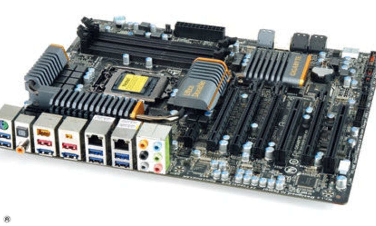 Das Gigabyte GA-Z68X-UD7-B3. © PC Magazin