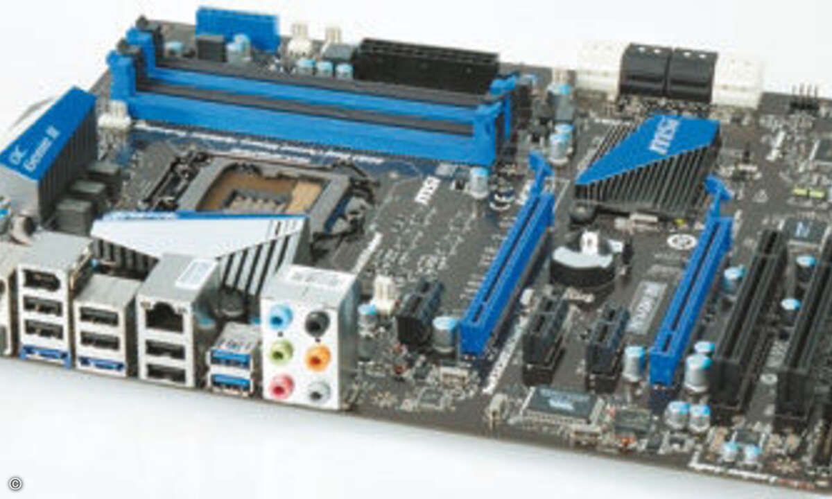 Das MSI P67A-GD65 (B3). © PC Magazin