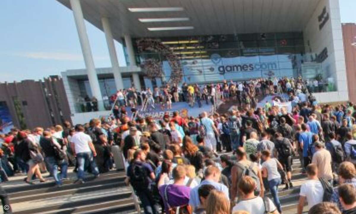 Wegen des Ansturms musste die Gamescom zeitweise den Eingang regulieren