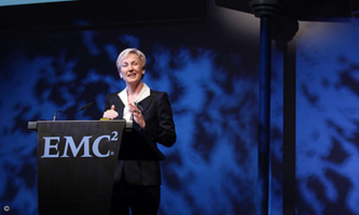 Sabine Bendiek, Geschäftsführerin von EMC in Deutschland