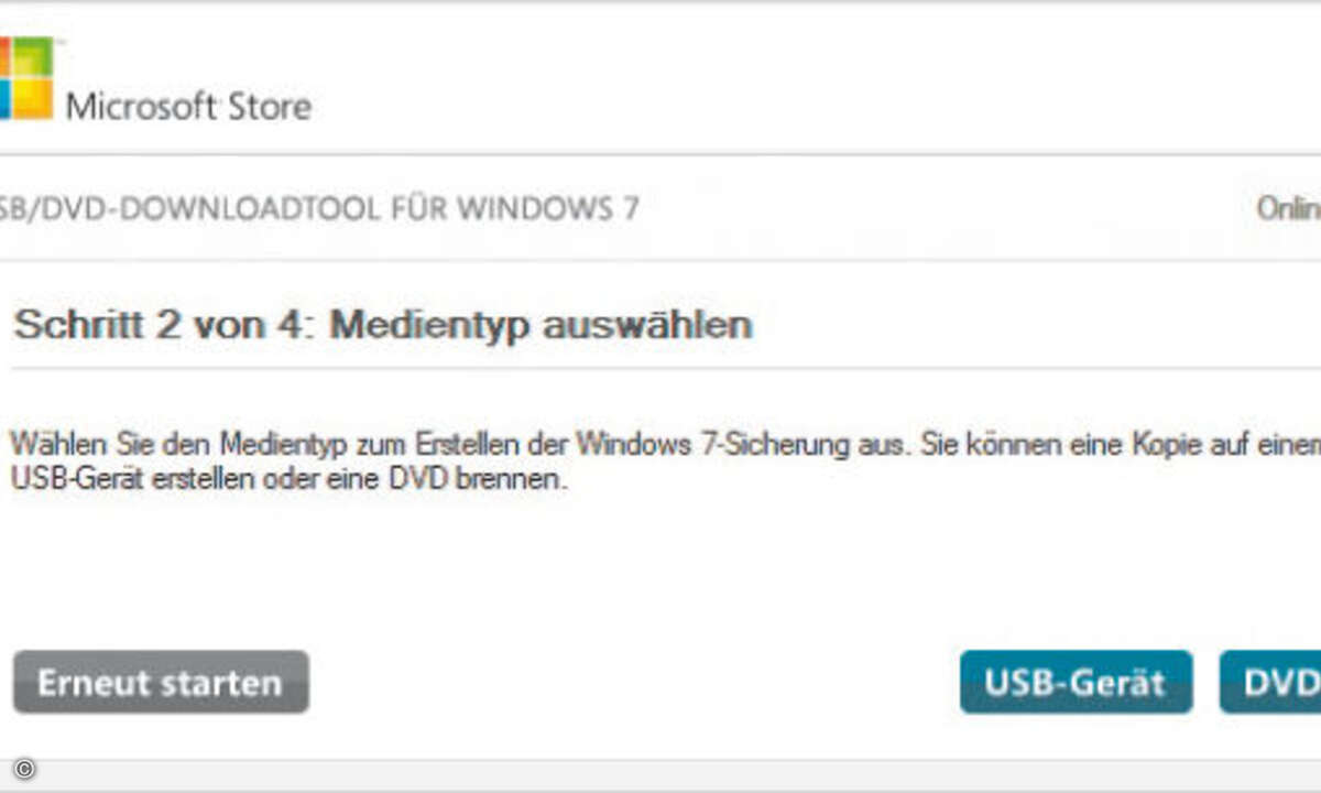 © PC Magazin http://emea.microsoftstore.com/DE/de-DE/Hilfe/USB-DVD-Downloadtool-fur-Windows-7