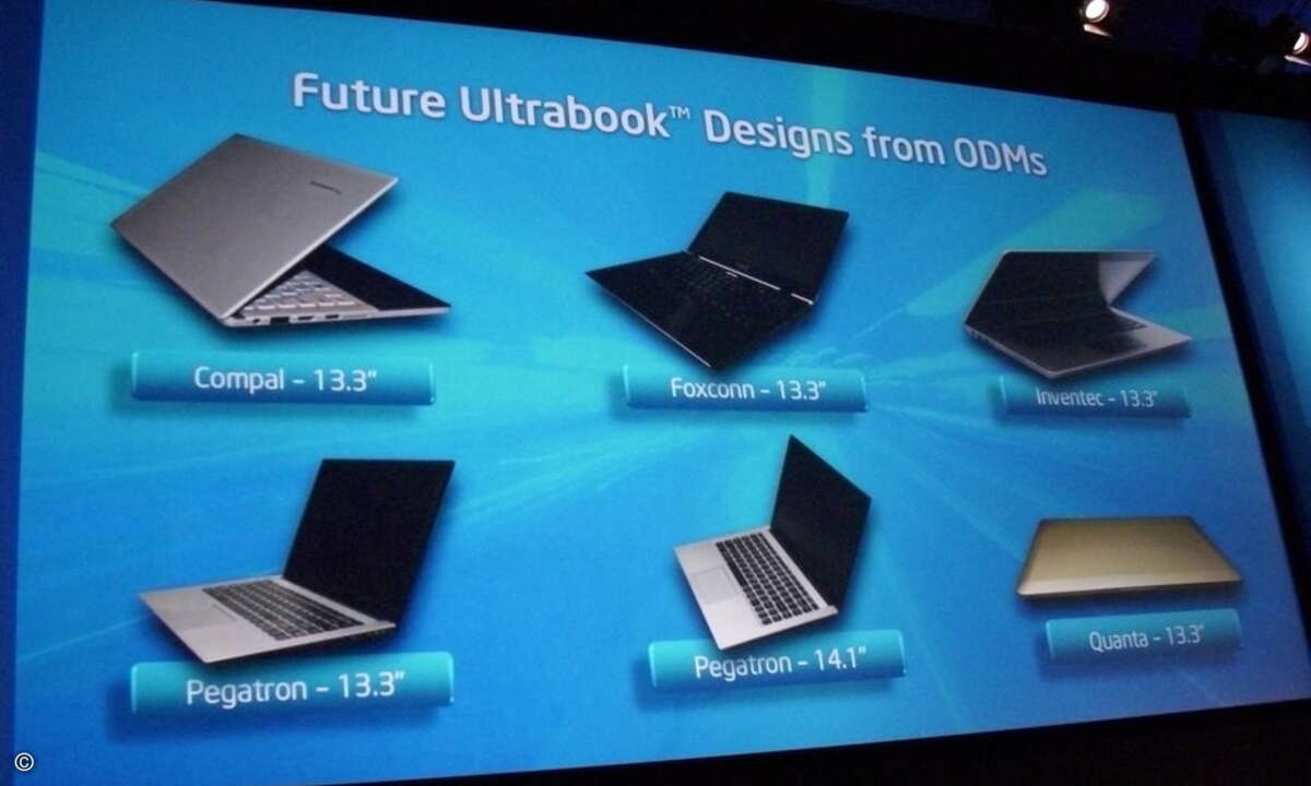 © PC Magazin Die große Welle der Ultrabooks kommt 2012 mit Ivy Bridge.