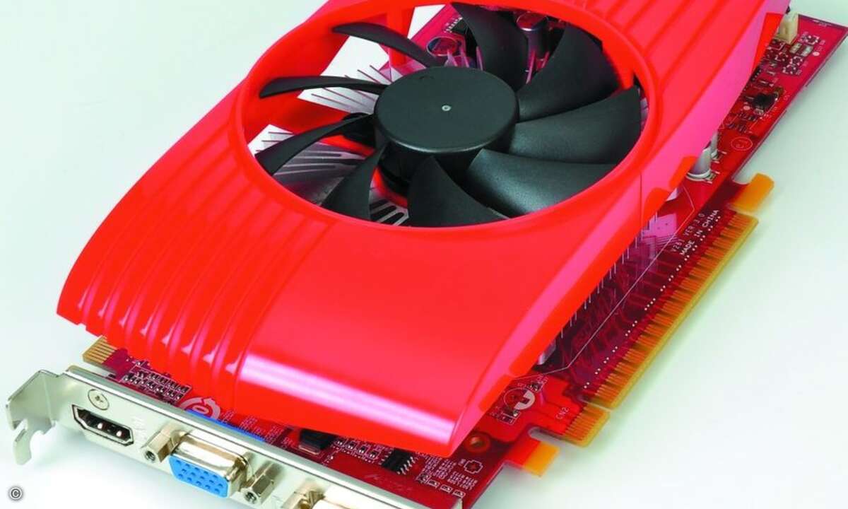 Die GeForce-GTX550-TI-Karte ist mit einem GByte GDDR5 bestückt.