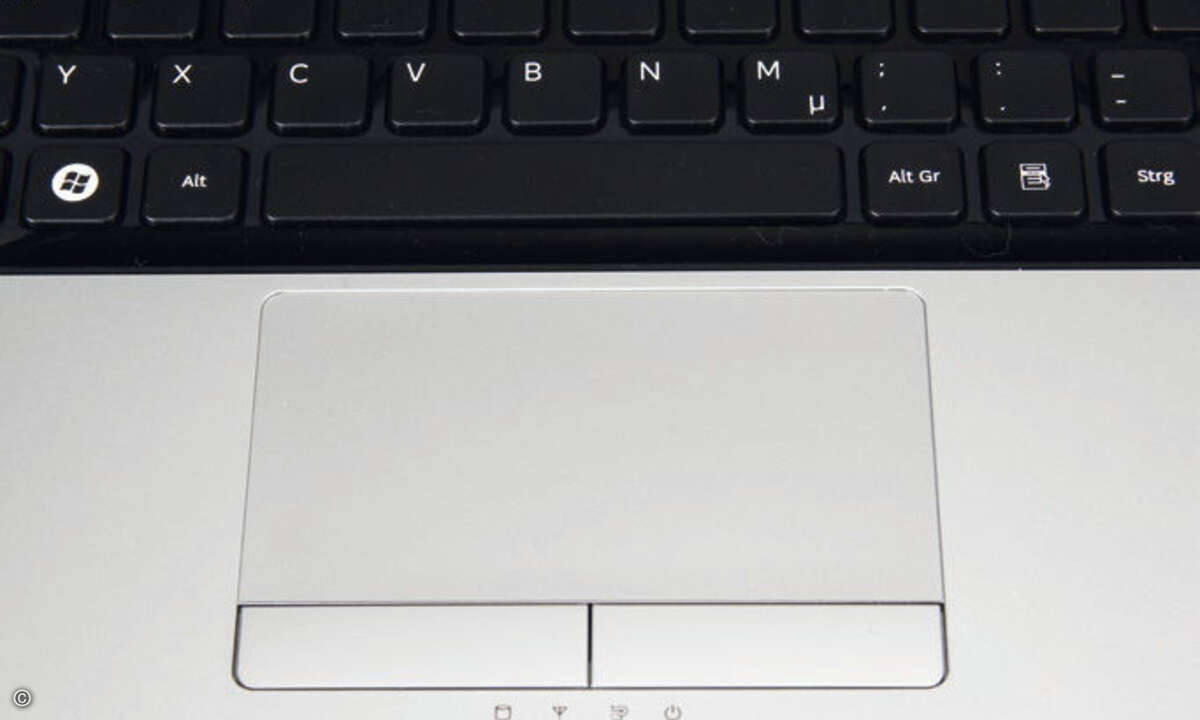 Einer der Pluspunkte des Samsung 300E5A ist das sehr große Touchpad.