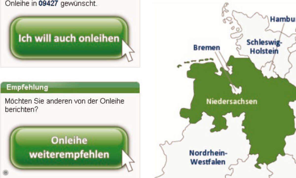 Mehrere Stadtbibliotheken bieten ihren Lesern E-Books per Onleihe an.