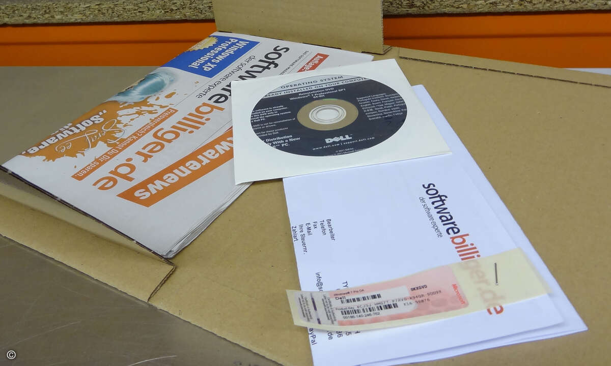 Eine COA ist nötig um die Echtheit der Recovery-Datenträger zu beweisen. Doch welche COA gehört zu welcher CD? (Bild: crn.de)