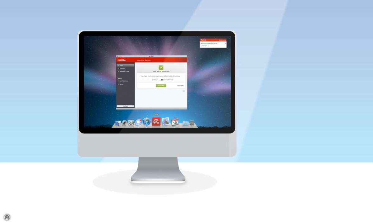 Avira Free Mac Security schützt vor Mac Viren und der Weiterverbreitung von PC Schadsoftware