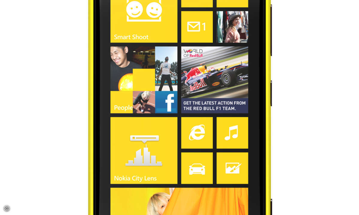 Starke Farben und brilliantes Display: das Nokia Lumia 920. © Nokia/Microsoft