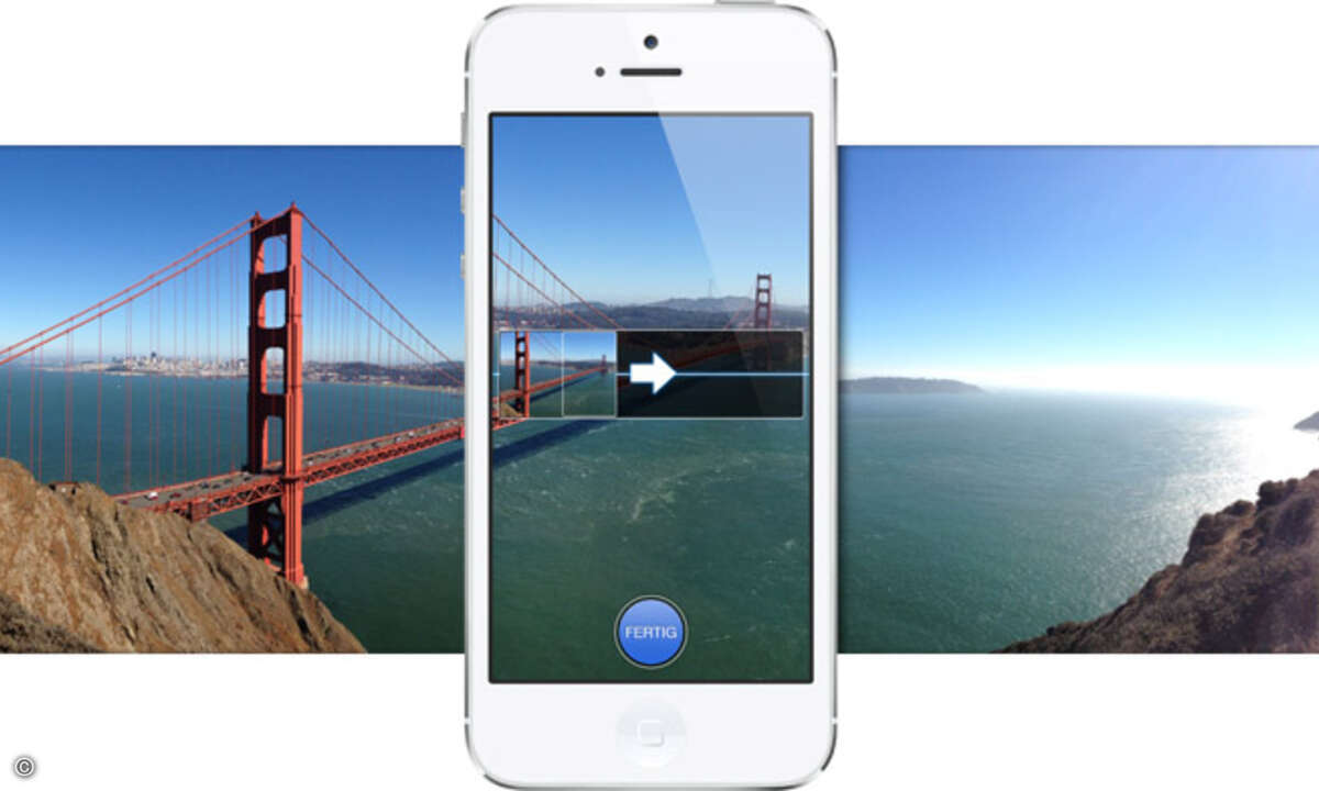 Die Kamera beherrscht jetzt eine Panoramafunktion mit 28 Megapixeln. © Apple