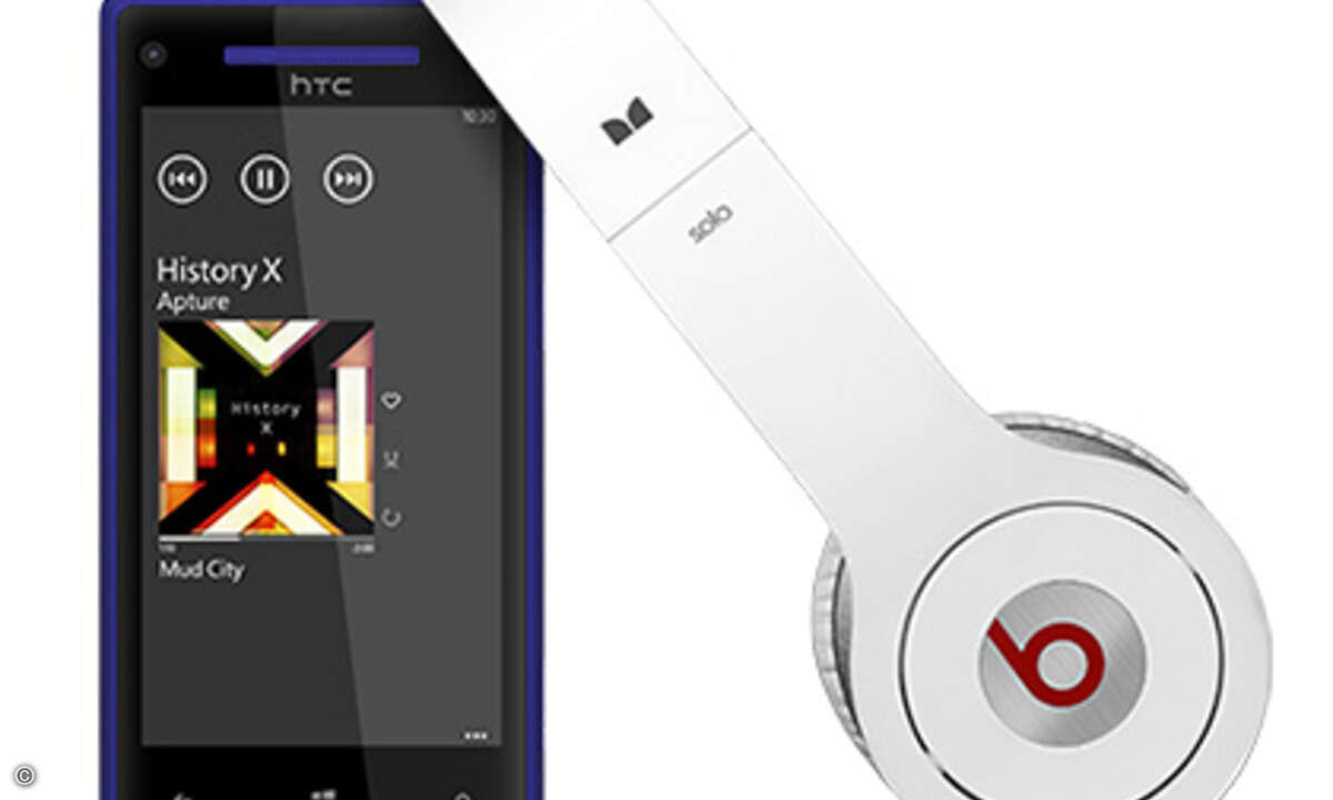 Auch beim 8X sorgt Beats wieder für den richtigen Sound. (Bild: HTC)