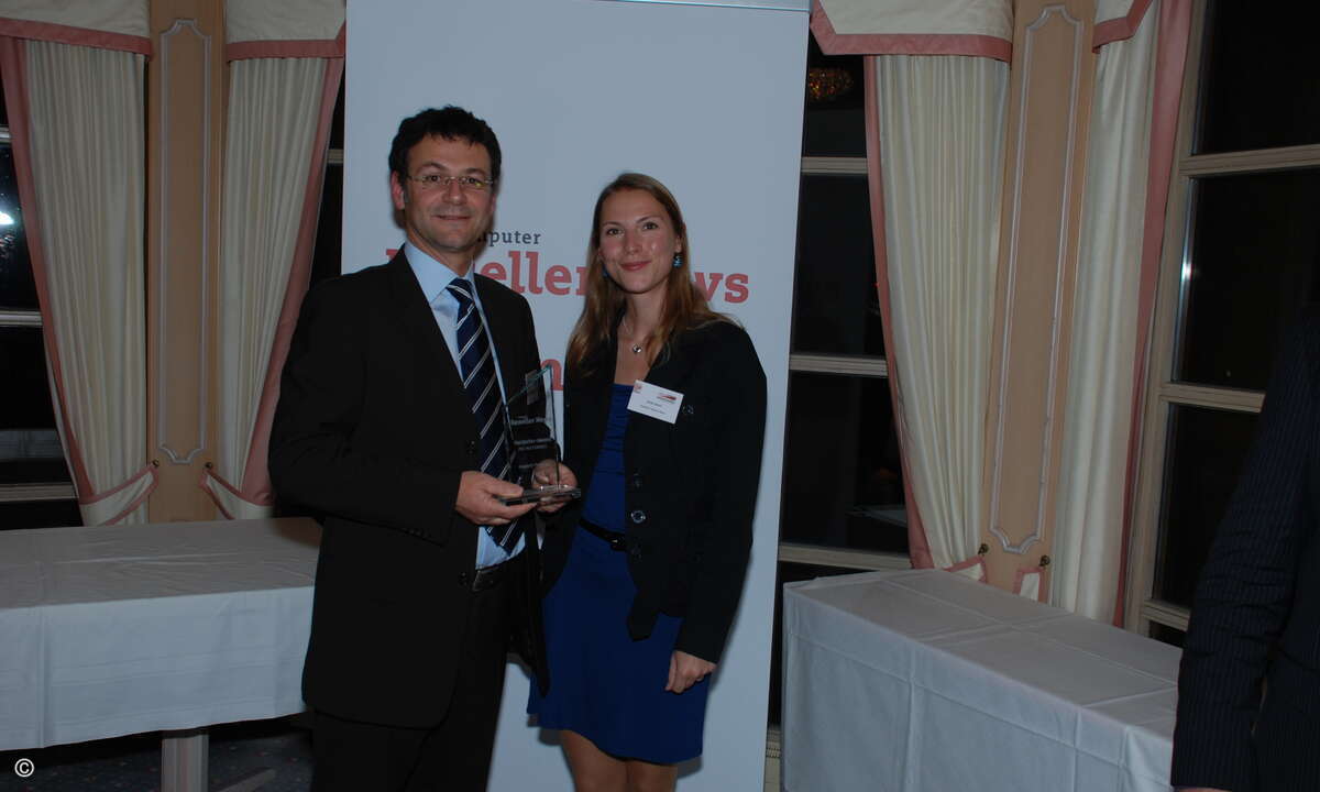 Ulrich Seibold von HP mit Ulrike Garlet, CRN