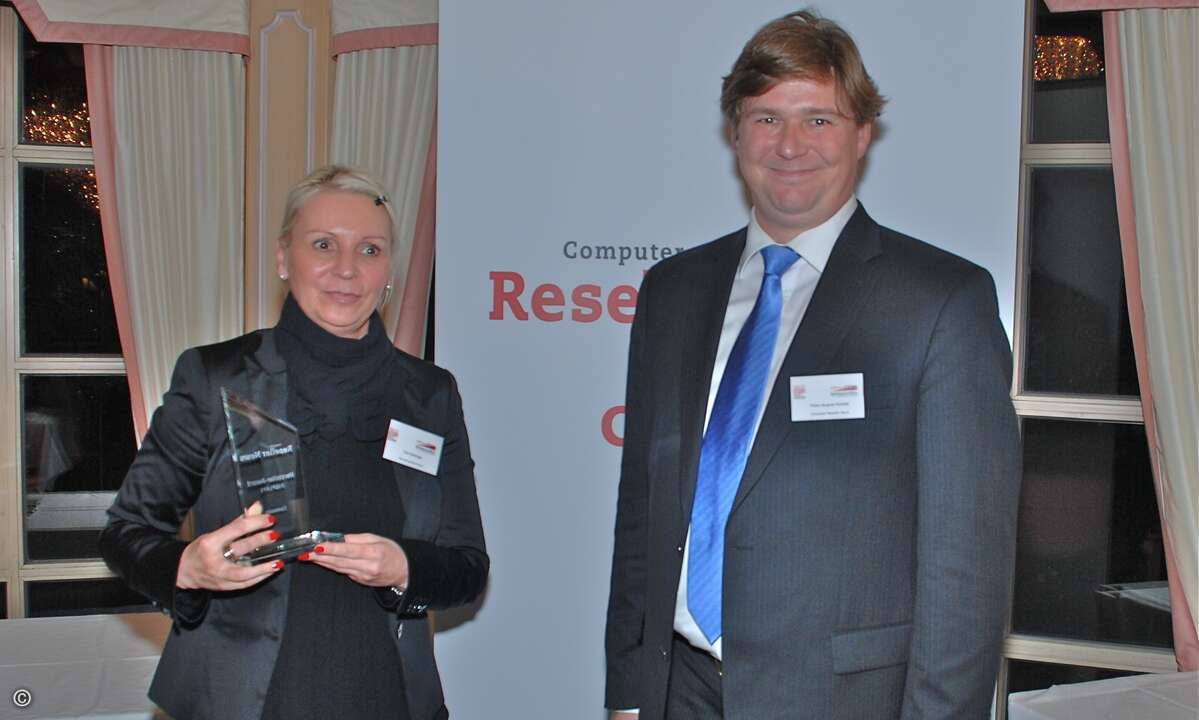 Tina Katzinger von Samsung bei der CRN Award-Verleihung