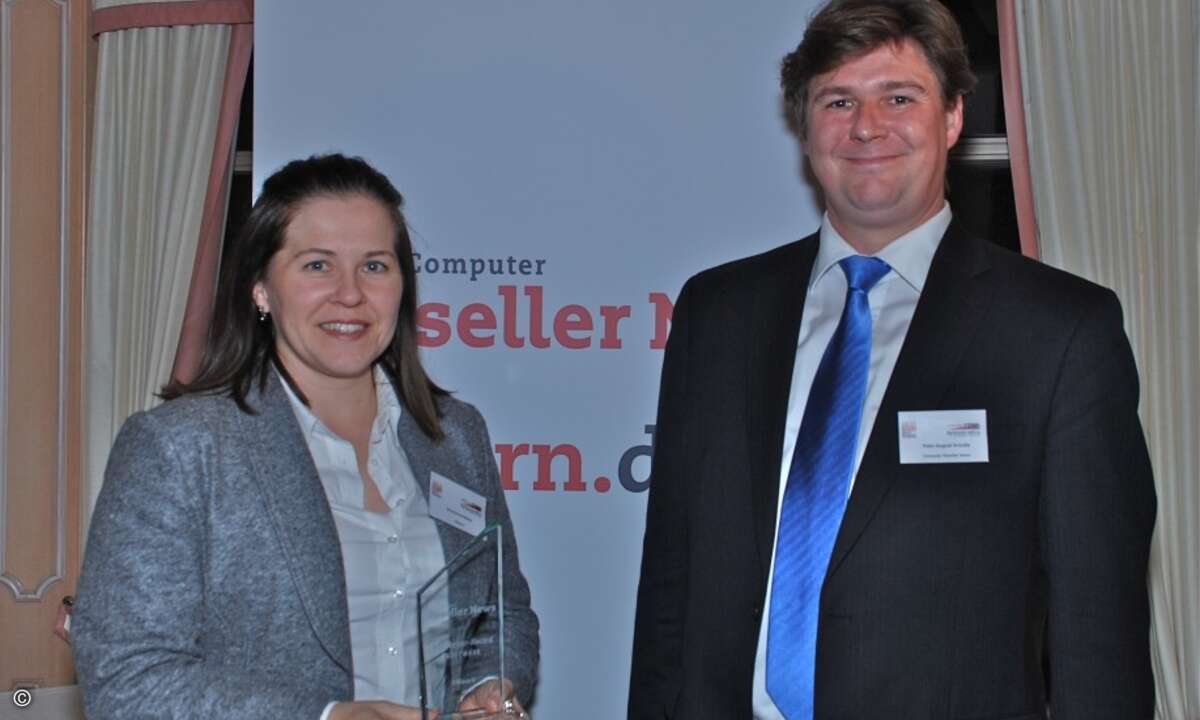 Eva Schönleitner holte den Award für VMware ab