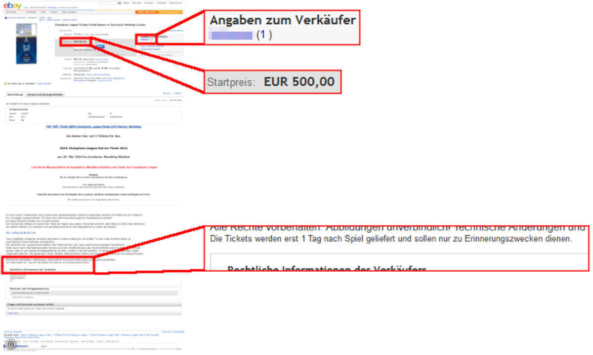 Endlich da: Die Karte für danach. (Bild: Screenshot eBay)
