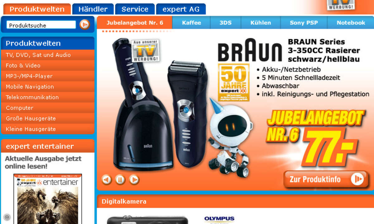 Neben dem Online-Shop sollen Blogs und Social Media-Auftritte den Dialog mit der Online-Generation fördern (Bild Expert)