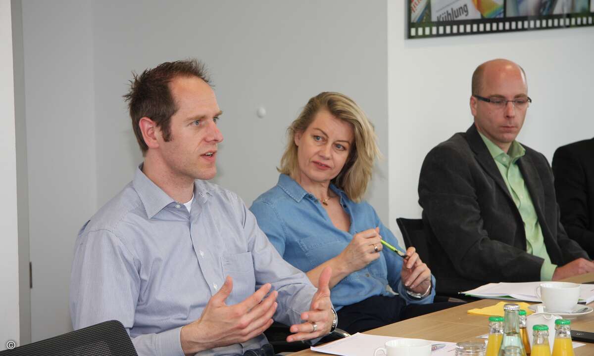 Matthias Lorz (Also), Michaela Wurm (CRN) und Henning Jasper (Vanquish)