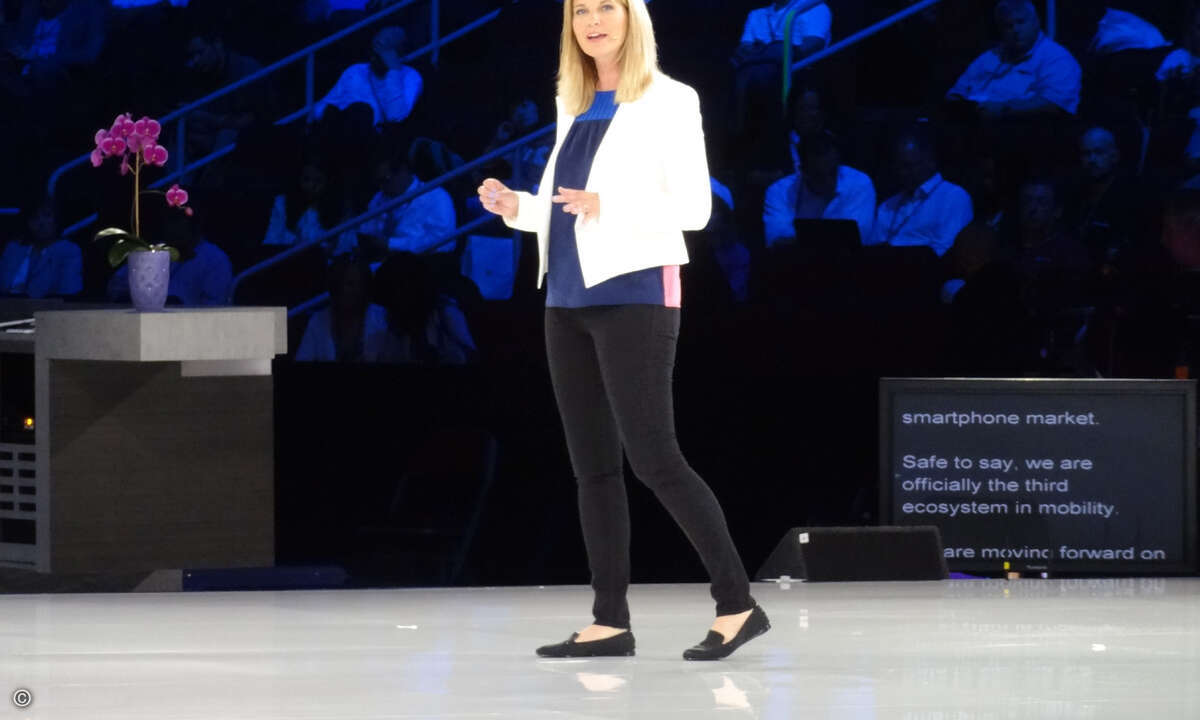 Tami Reller stellte neues rund um Windows vor. (Bild: CRN)