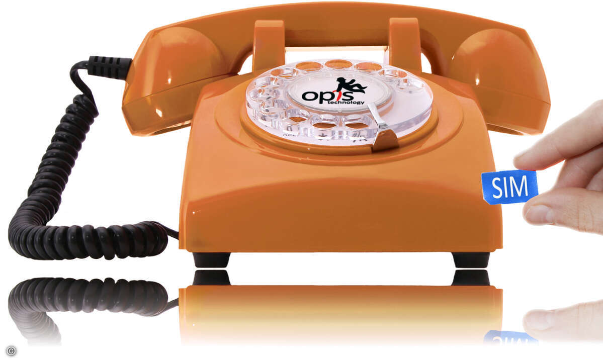 zurück zu den Wurzeln: Handy im analogen Stil. (Bild: Opis Technology)