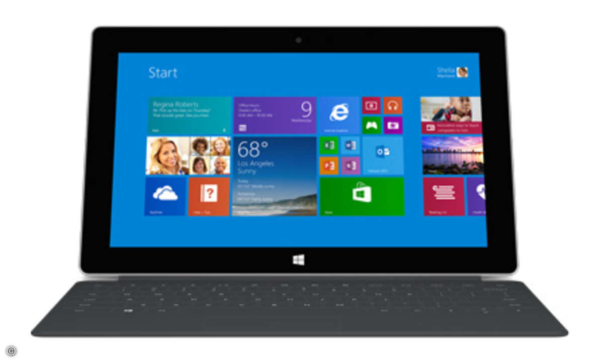 Auch die Tastaturcover wurden überarbeitet und sind jetzt beleuchtet. (Bild: Microsoft)