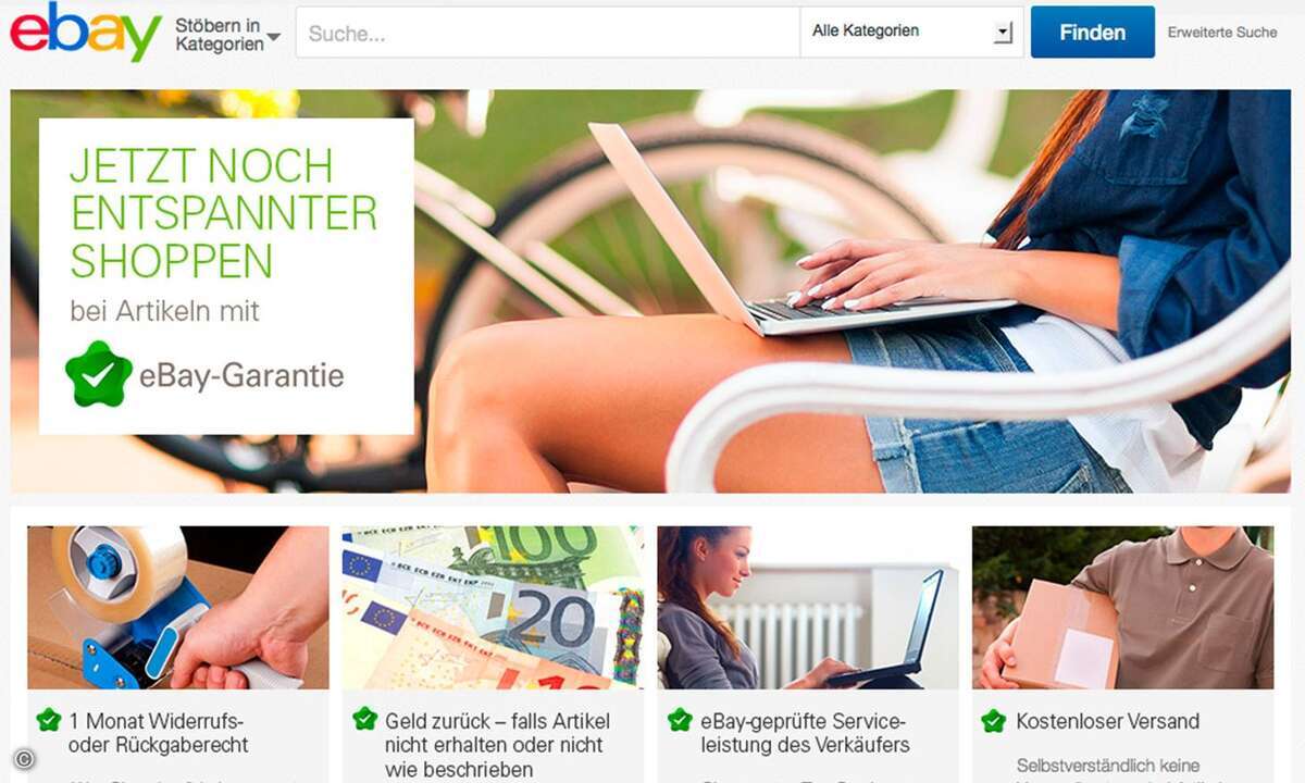 Die neue Ebay-Garantie soll das Einkaufen für Verbraucher sicherer und entspannter machen (Bild: Screenshot CRN)
