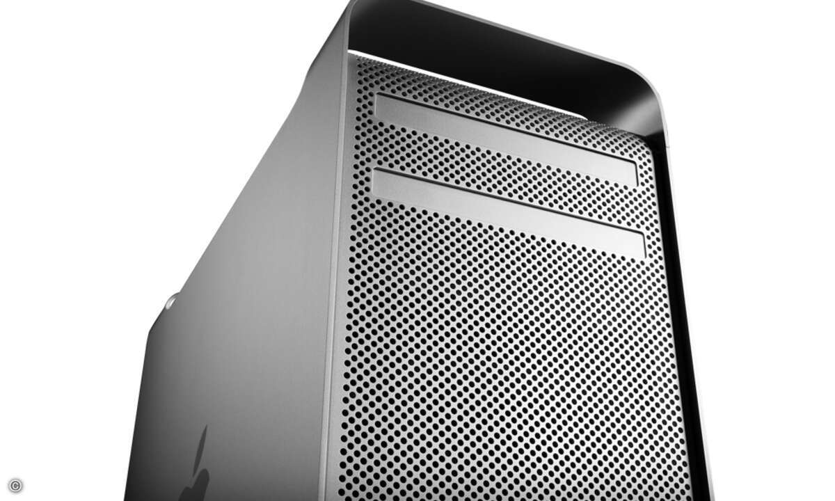 Der Mac Pro sieht aus wie ein Schornstein. (Bild: Apple)