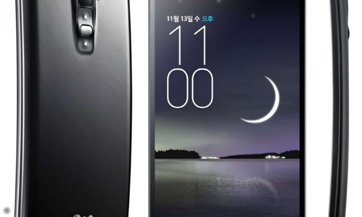 LGs Flex bietet hingegen ein vertikal gewölbtes Display (Foto: LG)