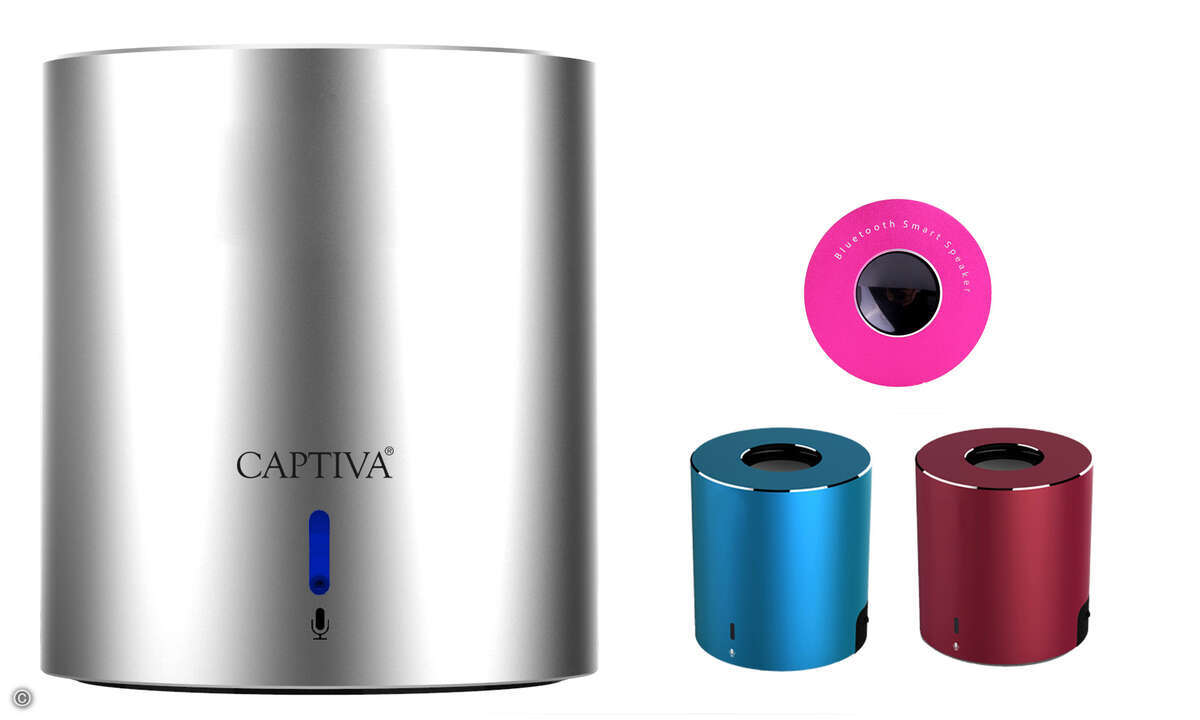 Satter Sound für die Hosentasche: Der Captiva Bass Topper. (Bild: Ecom Captiva)