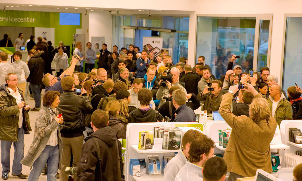 Gravis hatte sich bis zur Übernahme durch Freenet vor allem auf Apple-Produkte spezialisiert (Bild: Gravis)