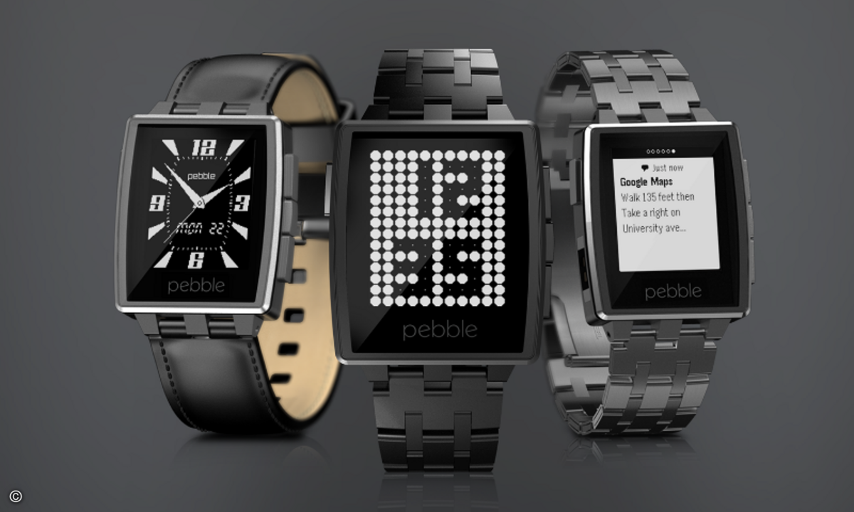 Pebble rüstet die gleichnamige Smartwatch auf (Foto: Pebble)