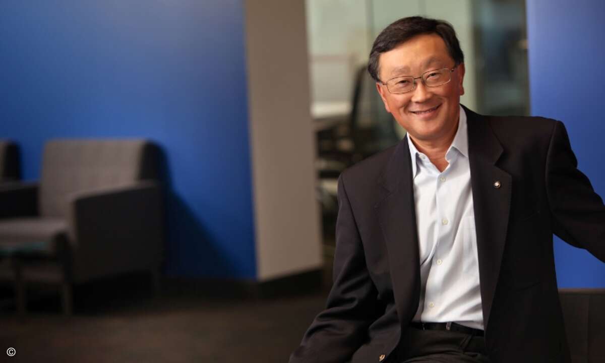 John Chen, CEO Blackberry: »Das ›Zu verkaufen‹-Schild haben wir abgenommen.« (Foto: Blackberry)