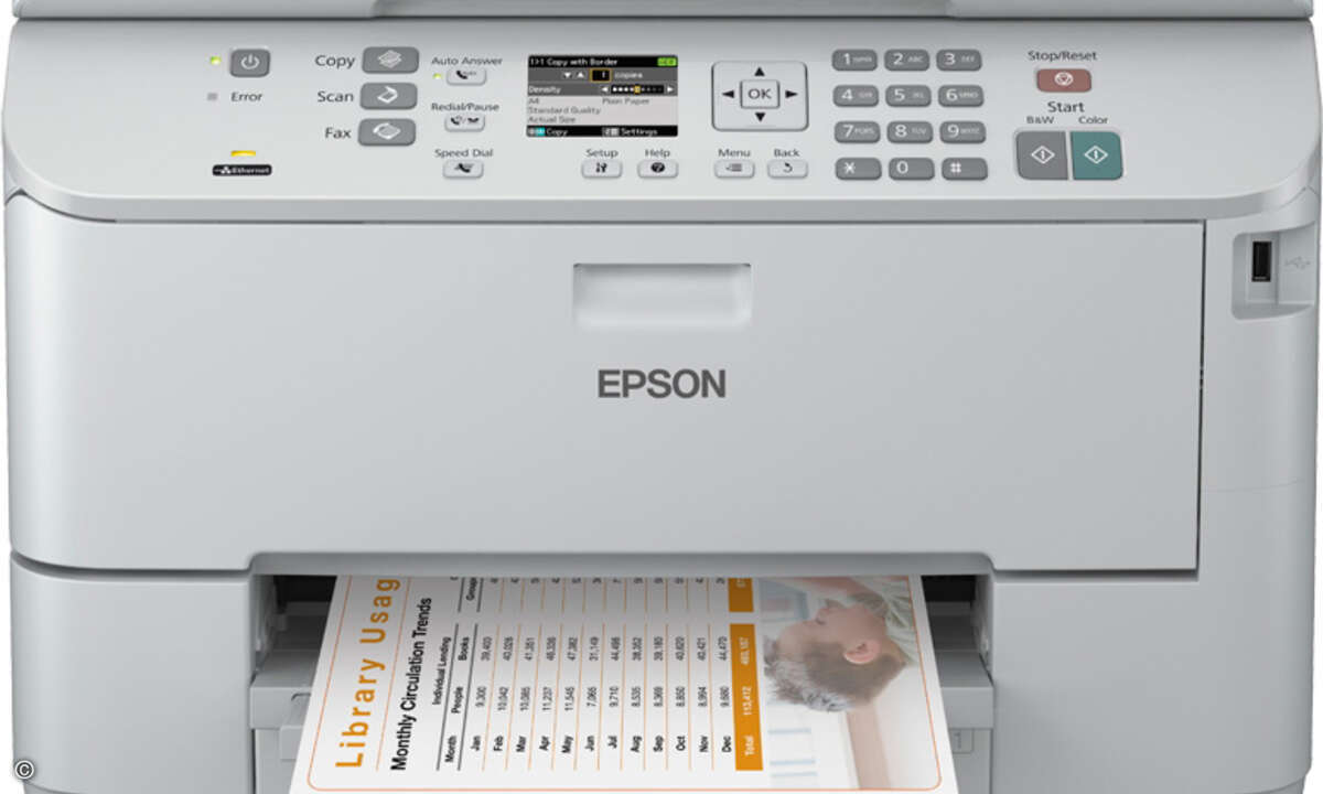 Neue »WorkForce Pro« Tintenstrahler für Büroanwender: Epson rechnet mit 50 Prozent Marktanteil für Business-Ink bis 2016 (Foto: Epson)