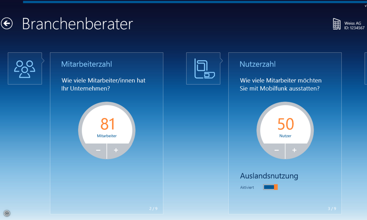Das Tool soll mit simplen Schritten zum Ziel führen (Foto: Telefónica)