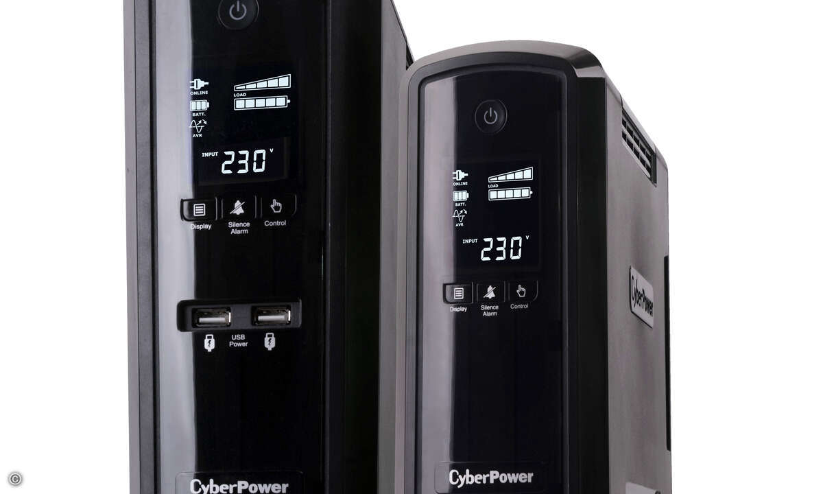 Mit der richtigen USV wird das NAS gegen Netzausfälle abgesichert. (Bild: Cyberpower Systems)