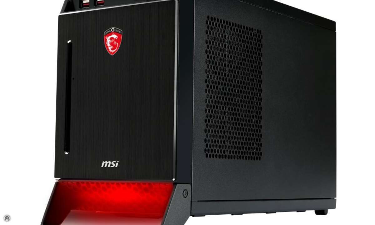 Das Mini-ITX Barebone »Nightblade Z97« wurde ebenfalls auf der Computex vorgestellt. (Foto: MSI)