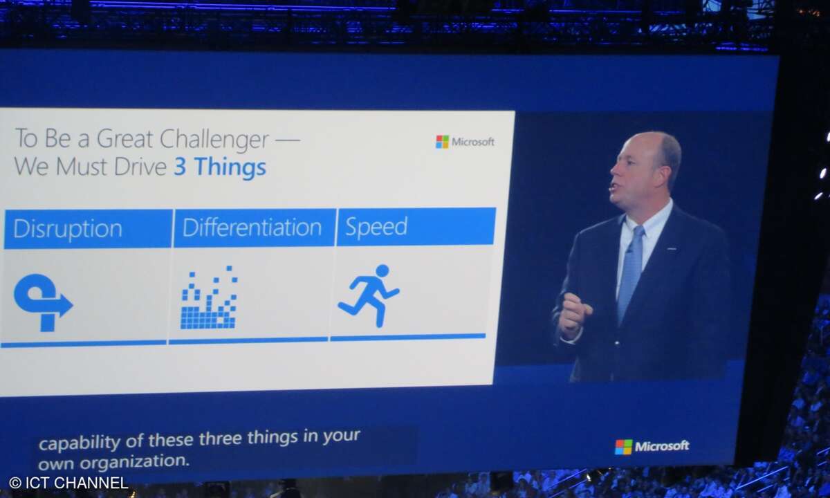 »Wir brauchen die Einstellung eines Herausforderers.« Kevin Turner, COO von Microsoft (Foto: CRN)