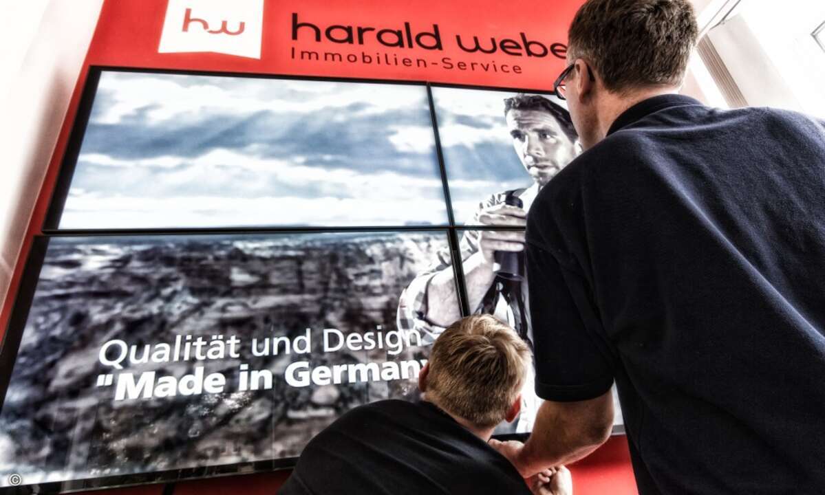 Die Videowand ist für Ultra HD-Inhalte gerüstet (Foto: Samsung)