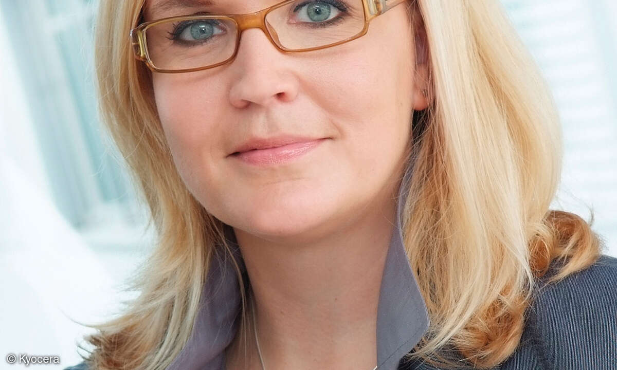 Carolyn Lüdtke, Leiterin Channel Marketing bei Kyocera. (Foto: Kyocera)