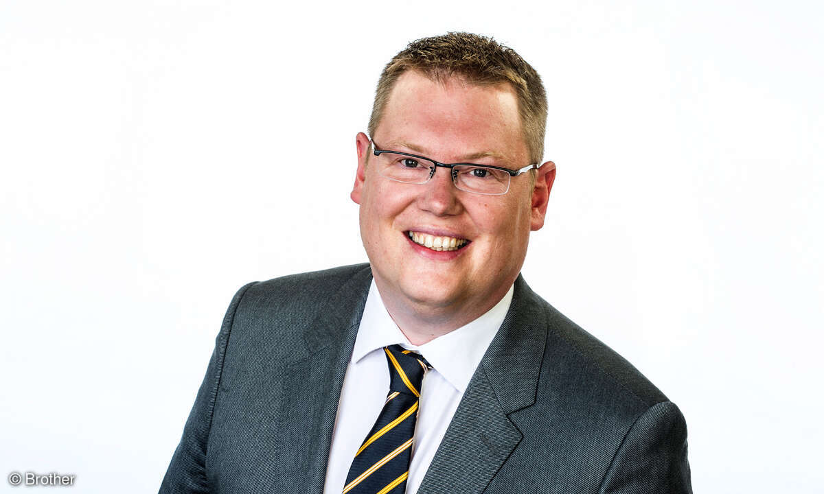 Matthias Schach, Leiter Vertrieb bei Brother. (Foto: Brother)