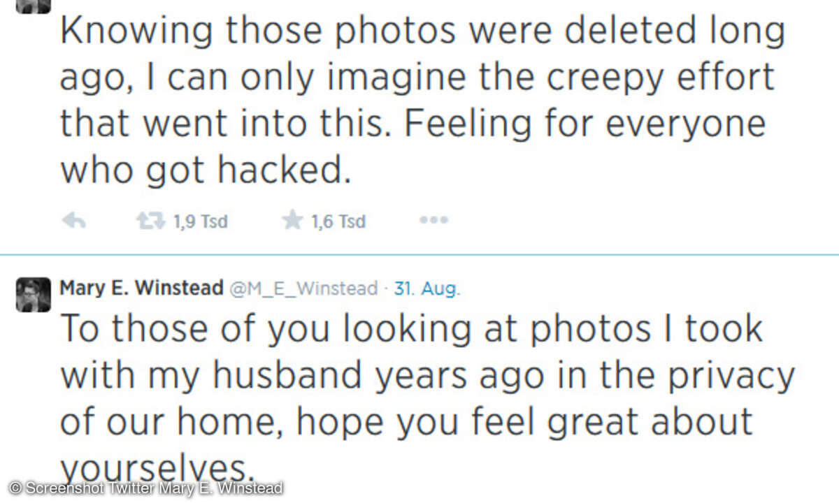 Mary Winstead behauptet, die intimen Fotos eigentlich längst gelöscht zu haben. (Bild: Screenshot, Twitter Mary E. Winstead)
