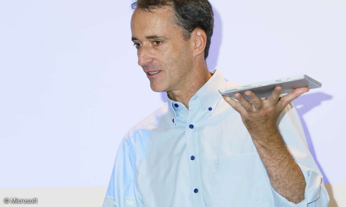 Oliver Gürtler, Senior Direktor für Windows und Surface BG, sieht das Surface Pro 3 eher als Notebook-Ersatz