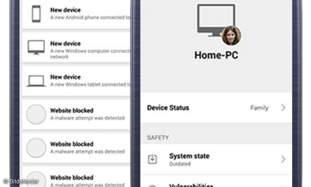 Android-App für die Bitdefender Box