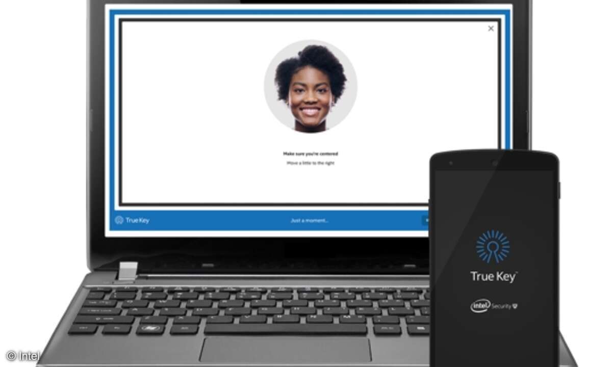 Intel setzt beim Passwortspeicher True Key auf eine biometrische Authentifizierung des Nutzers