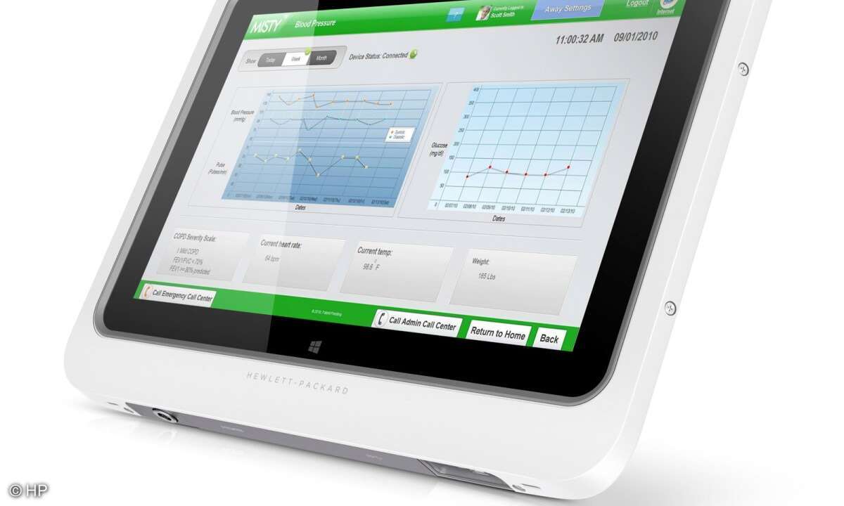 »HP ElitePad 1000 G2« ist auch als Healthcare-Tablet erhältlich