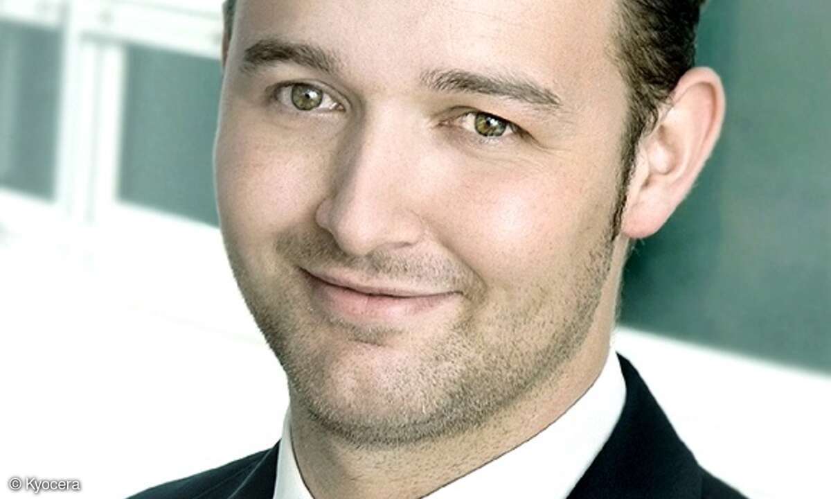 »Print-Management bietet gute Möglichkeiten auch für das Supply-Geschäft.« Marcel Kluge, von Kyocera Document Solutions