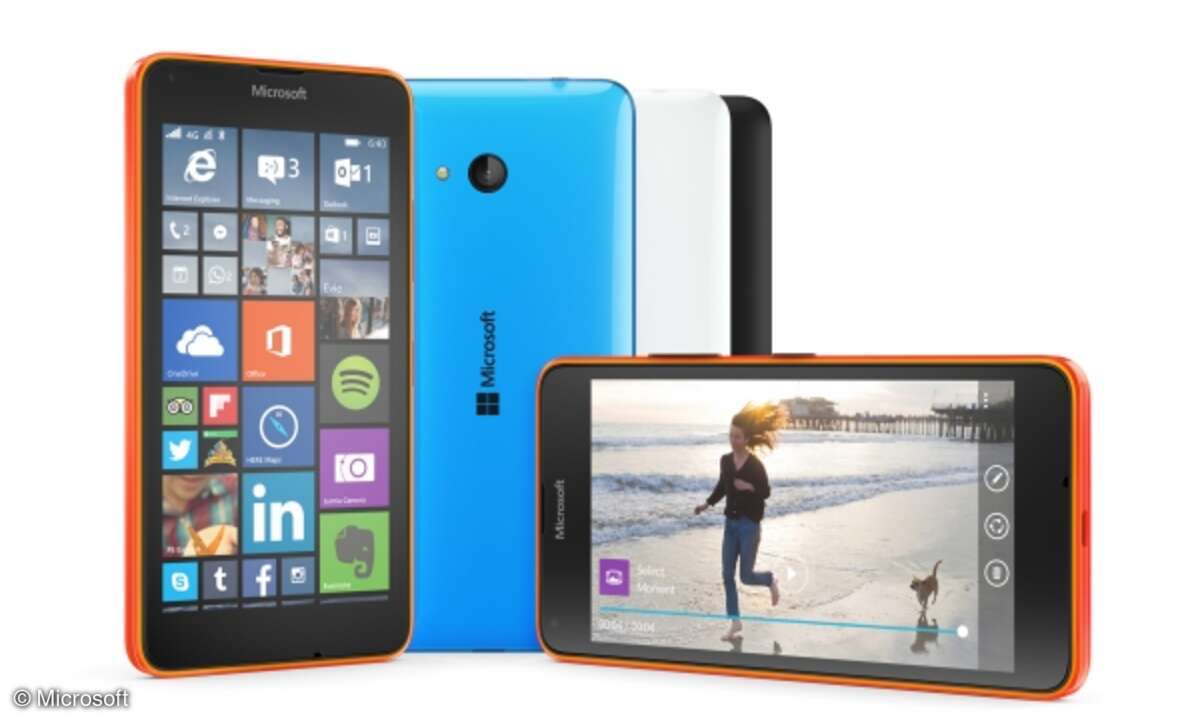 Das Lumia 640 wird es in Schwarz, Weiß, Cyan und Orange geben.