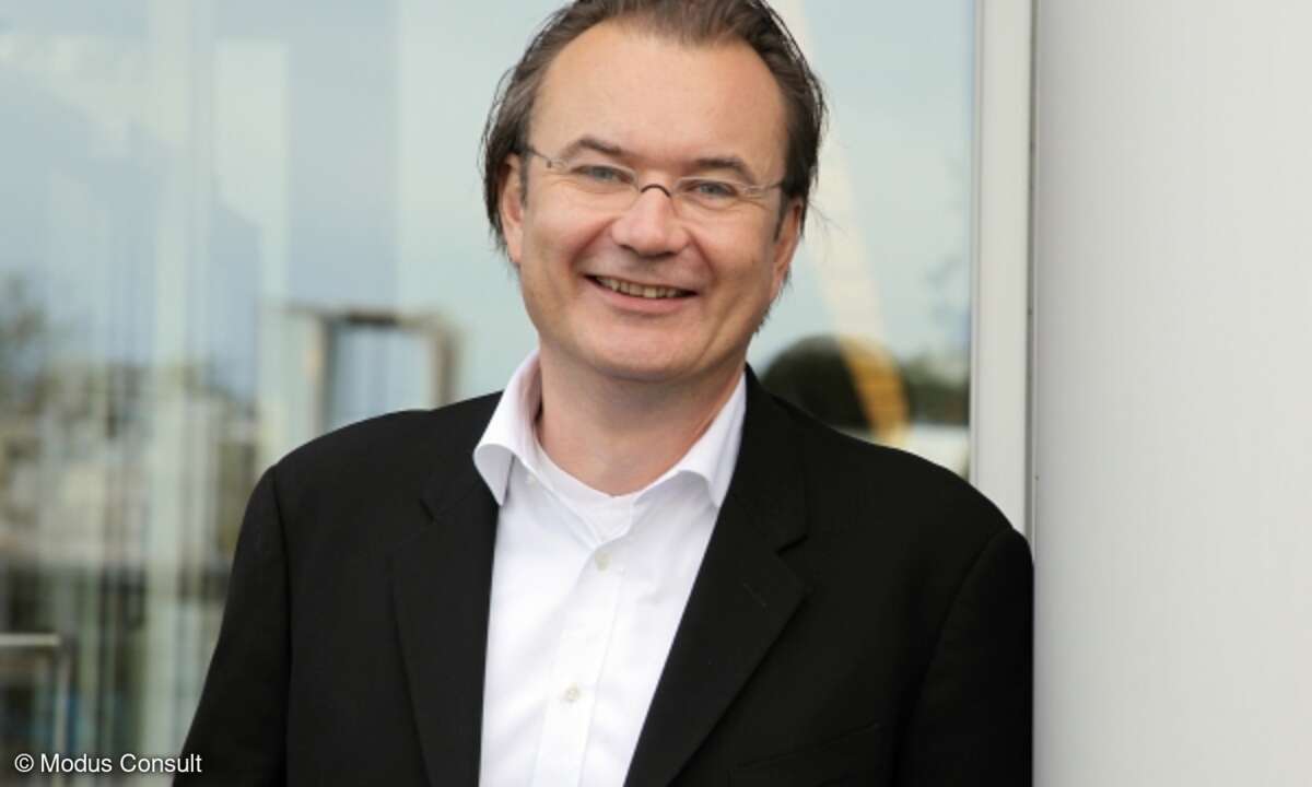 Martin Schildmacher, Vorstand von Modus Consult