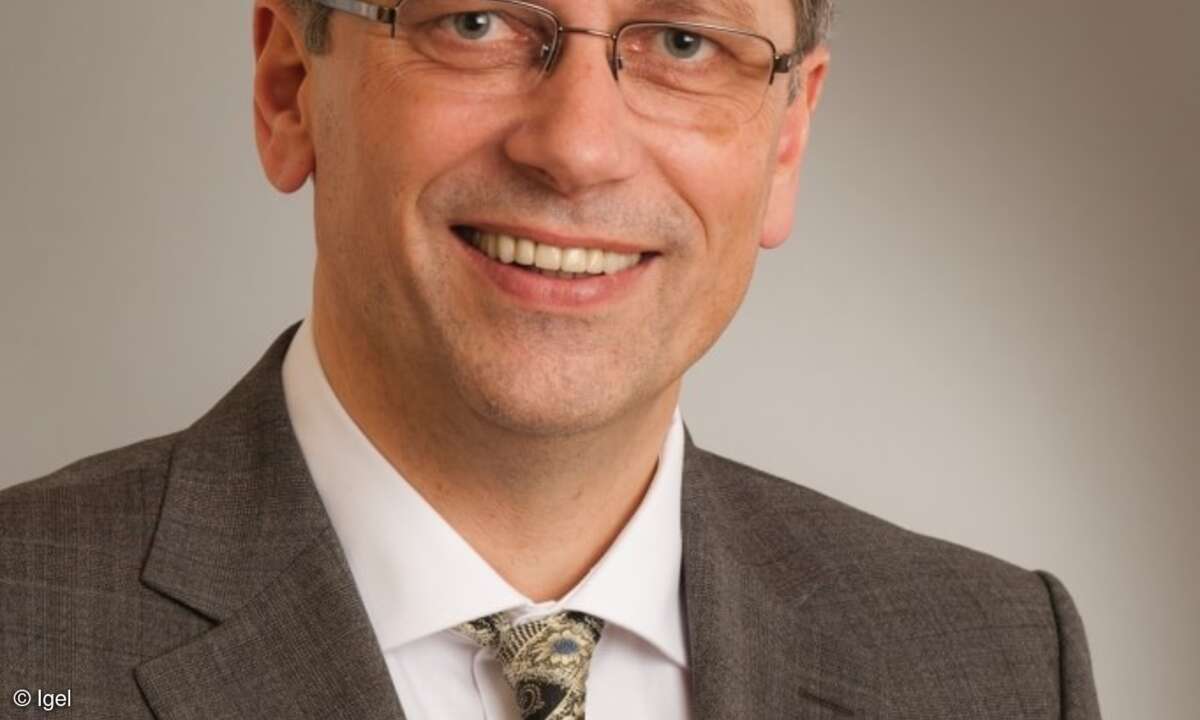 Erhard Behnke, Geschäftsführer Igel Technology GmbH