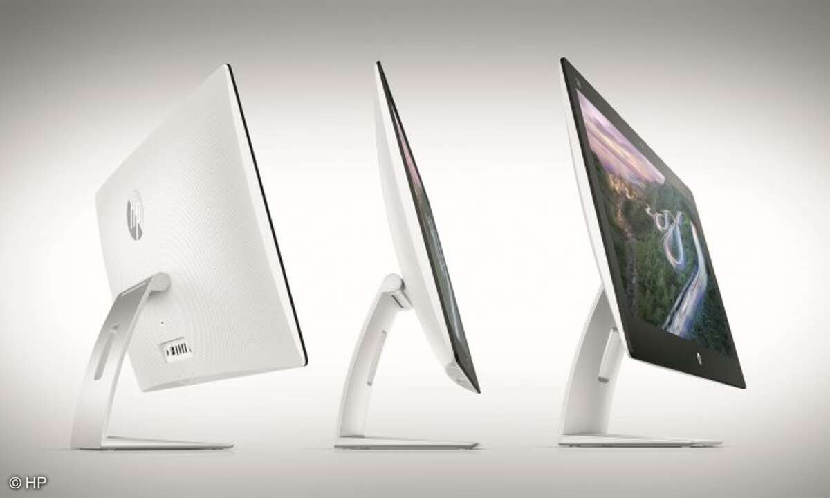 Schlank, schick und weiß – HPs AiO »HP Pavilion« soll sich auch gut als Entertainment-Zentrale im Wohnzimmer machen